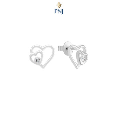 Bông tai Bạc đính đá PNJSilver XM00W060081