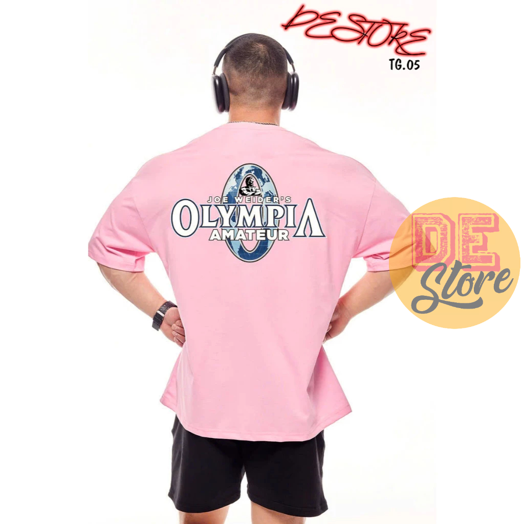 OLYMPIA BODYBUILDING áo thun gymer oversize form rộng cotton 100%