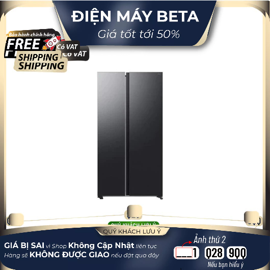 RS62R5001B4/SV / RS70F65Q3FSV - Tủ lạnh Samsung Side By Side Inverter 647 lít / 655 lít