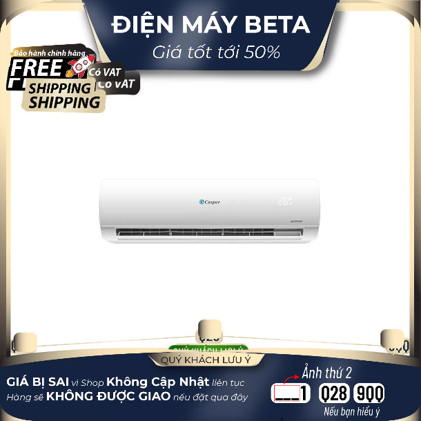 Máy Lạnh Inverter Casper 2 Hp MC-18IS33 model 2022  - THÁI LAN