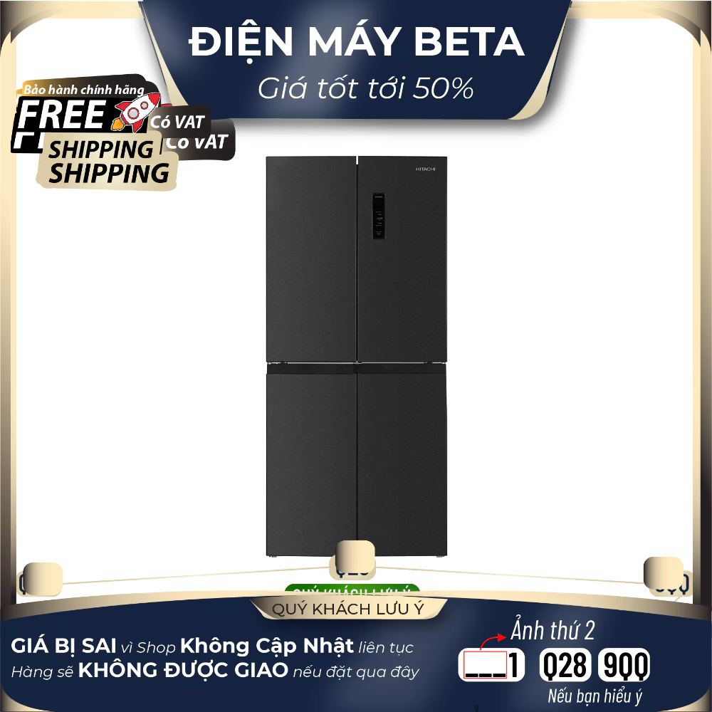 HR4N7522DSDXVN Tủ lạnh Hitachi 4 cánh 466 lít HR4N7522DSDXVN