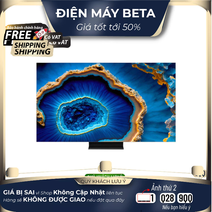 Google TV QD-Mini LED TCL 4K 65 inch 65C755