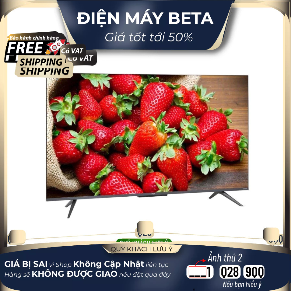 [TCL 65Q636] Google Tivi QLED TCL 4K 65 inch 65Q636 Mới 100%