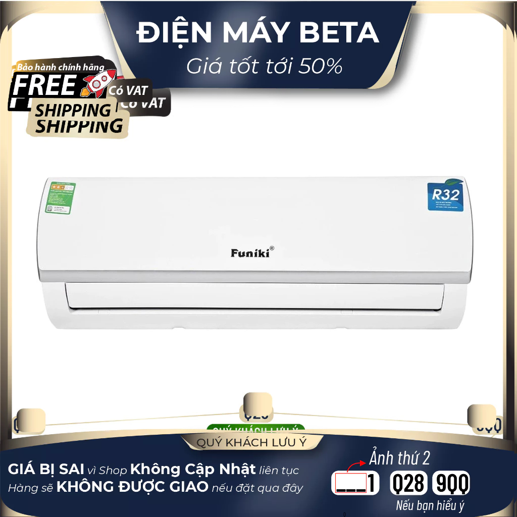 HSC09TMU -Máy Lạnh Funiki 1.0HP HSC09TMU - Giao Hàng Toàn Quốc