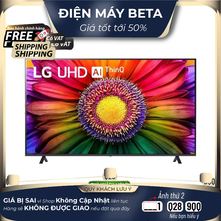 Tivi LG UHD UR9050 65 inch 2023 4K Smart TV | 65UR9050PSK DMK