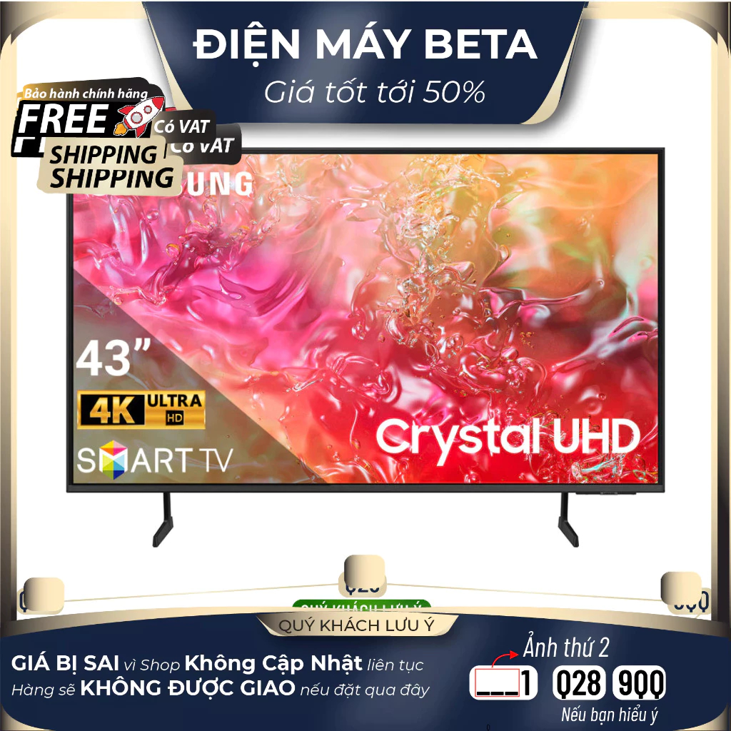 UA43DU7700 / UA43DU8000 -  Smart Tivi Samsung 43 Inch DU7700 / DU8000