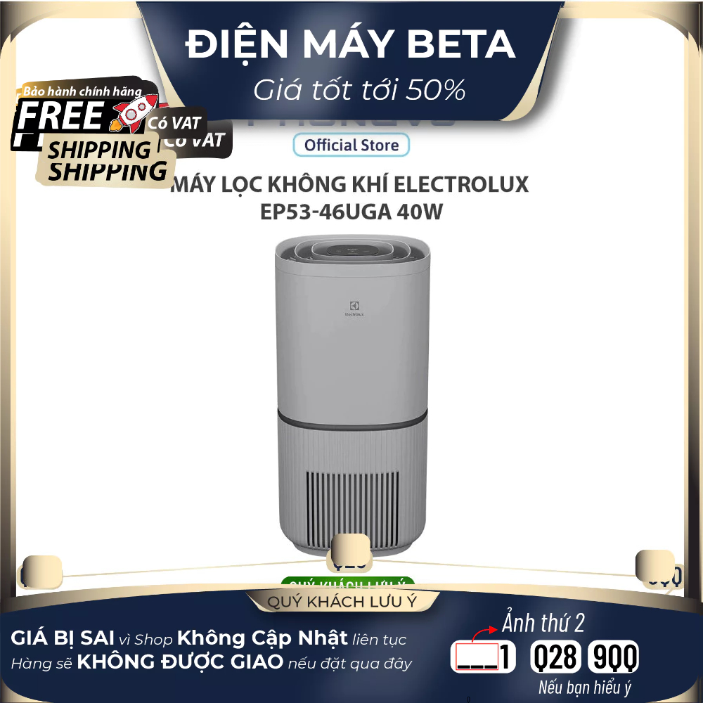 EP53-46UGA Máy lọc không khí Electrolux EP53-46UGA 40W - Bảo hành 24 tháng