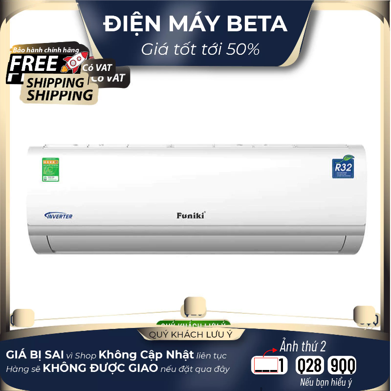 HIC09TMU / HIC12TMU / HIC18TMU / HIC24TMU - Máy Lạnh Funiki Inverter