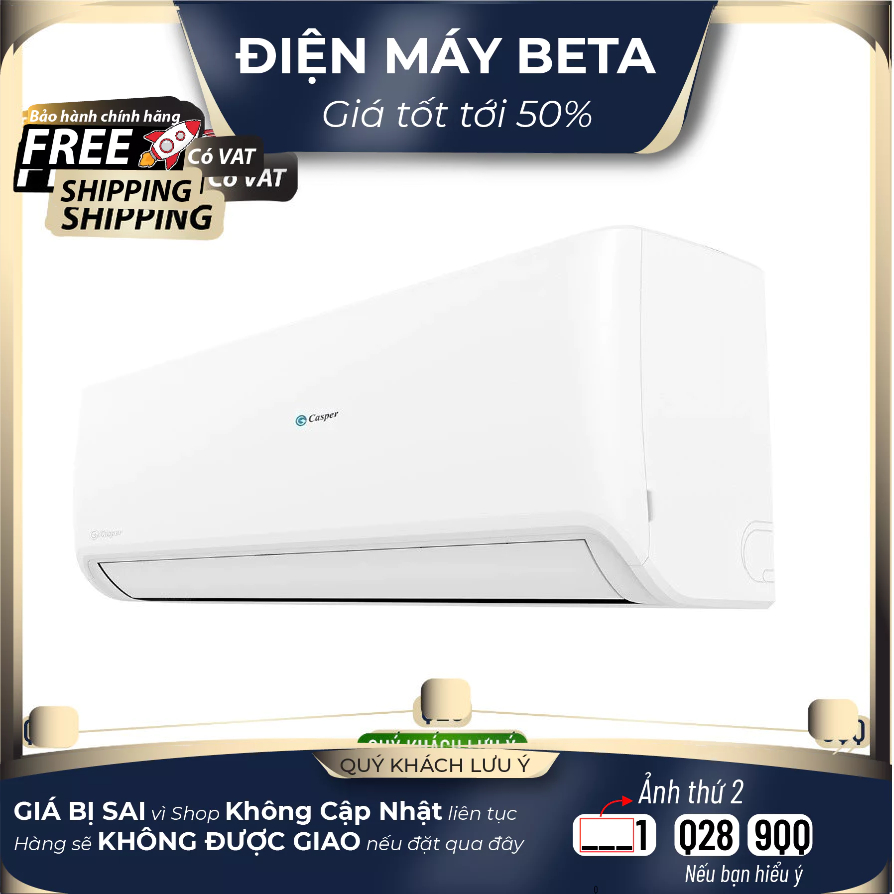 Máy Lạnh Casper SC-24FS33 | GC-24IS35 (<40m2) | SC-09FS36 (<15m2)