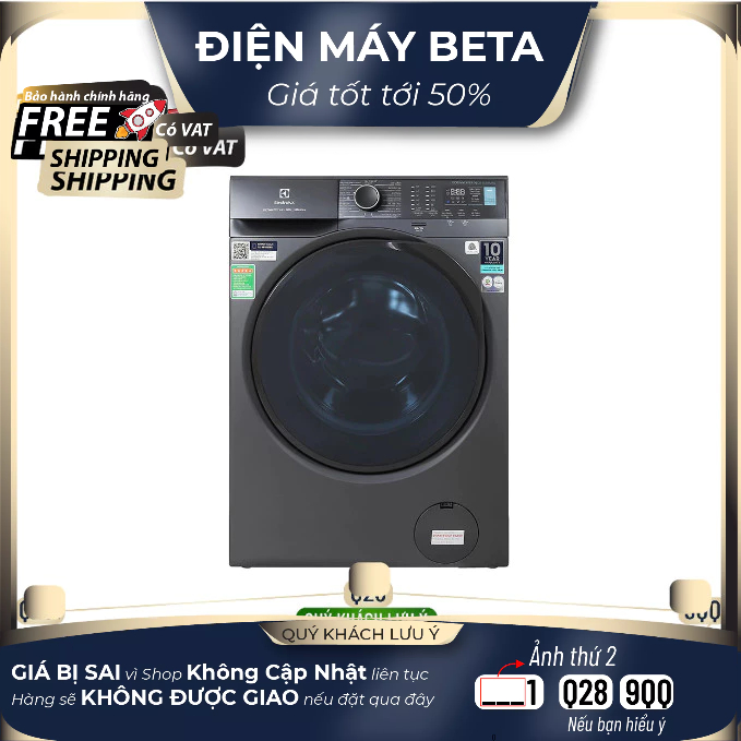 EWF1024D3SC / EWF1024P5SB - MÁY GIẶT CỬA TRƯỚC ELECTROLUX 10KG EWF1024P5SB - GIAO TOÀN QUỐC