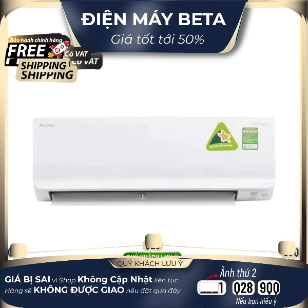 Máy lạnh Daikin Inverter 1 HP FTHF25VAVMV Mới 100%
