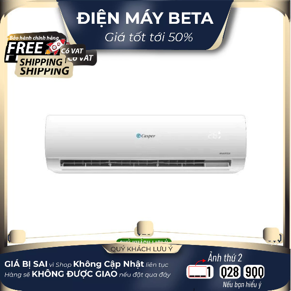 Điều hòa Casper Inverter 1.5 HP MC-12IS33