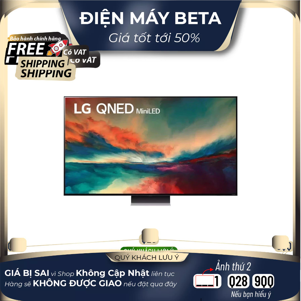 75QNED86 Smart Tivi QNED LG 4K 75 inch 75QNED86SRA / 75QNED86 - Hàng chính hãng