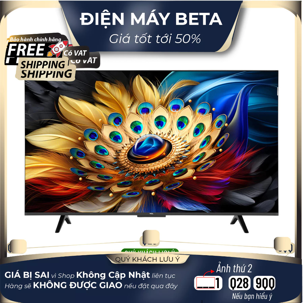 75C69B - Google Tivi QLED TCL 4K 75 inch 75C69B - BẢO HÀNH CHÍNH HÃNG
