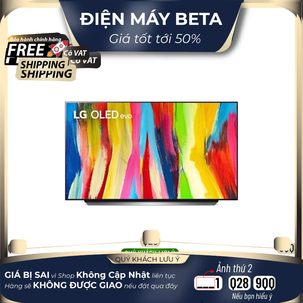 Smart Tivi OLED LG 4K 48 inch 48C2PSA  2022 Mới 100%