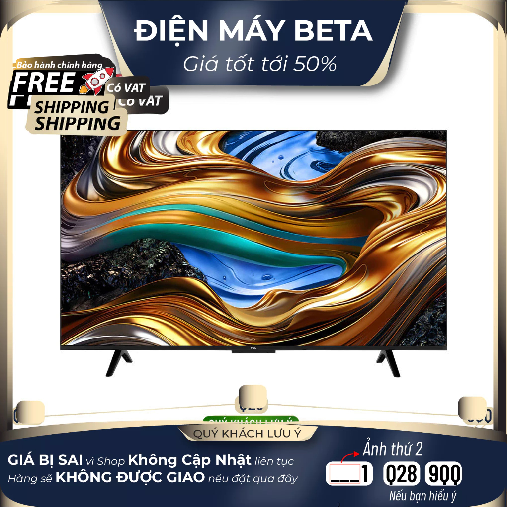 65P79B PRO - Google Tivi TCL 4K 65 Inch 65P79B PRO - Giao Hàng Toàn Quốc