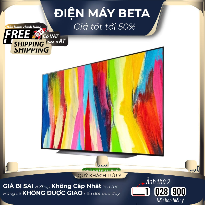 [LG 83C2PSA] Smart Tivi OLED LG 4K 83 inch OLED83C2PSA Mới 100%