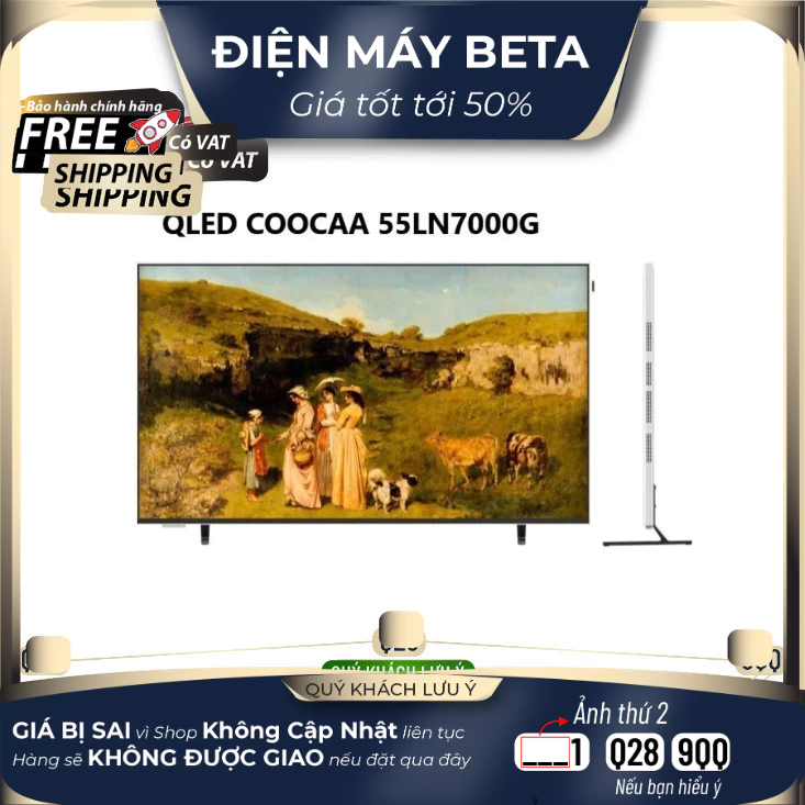 55LN7000G / 65LN7000G - Google Tivi Khung Tranh Qled Coocaa LN7000G - [Tivi chưa gồm khung tranh]