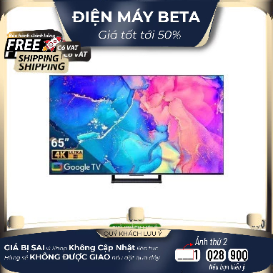 Google Tivi TCL QLED 4K 65 inch 65C735