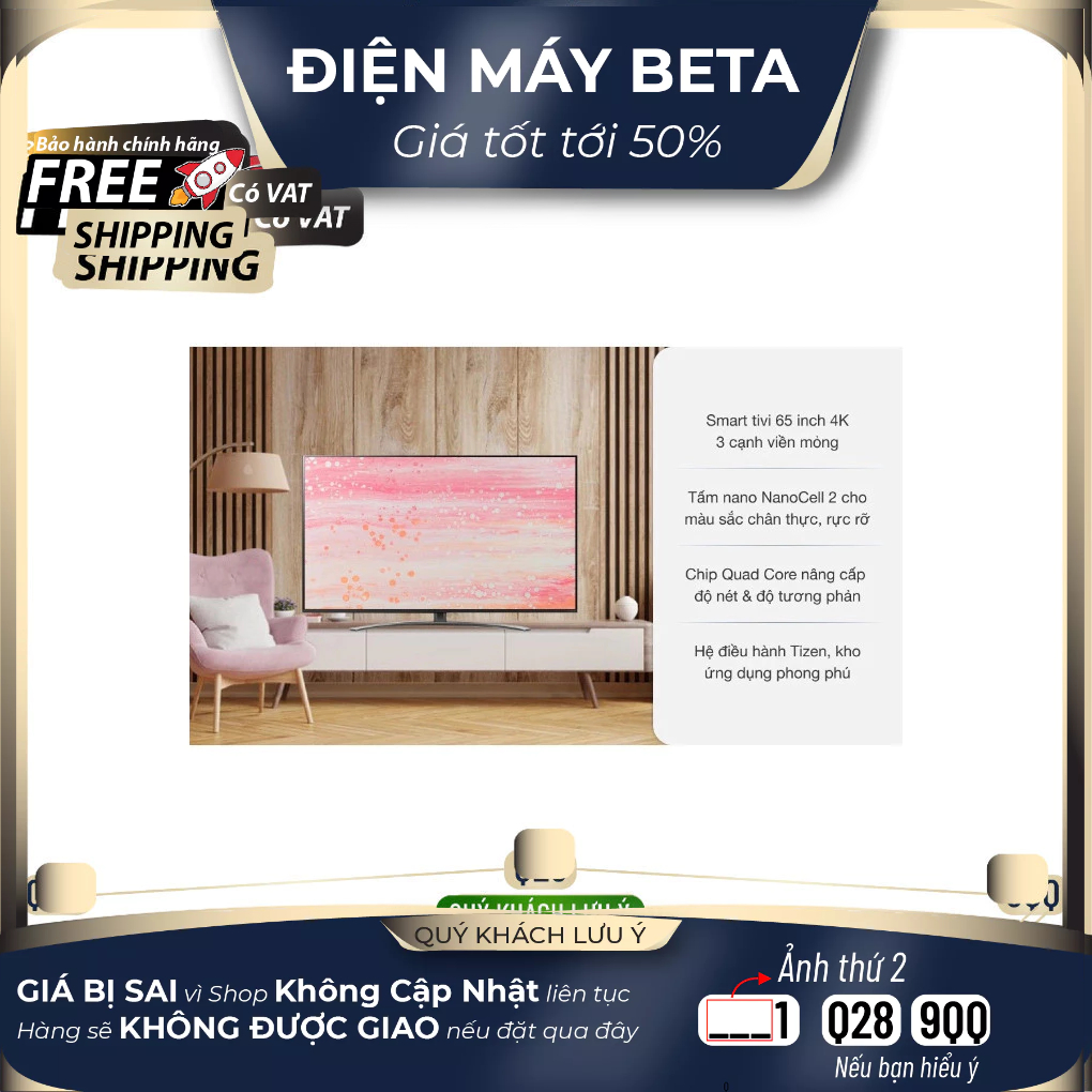 Ti vi Smart Tivi 4K LG 65 inch 65NANO81TNA NanoCell TV AI ThinQ