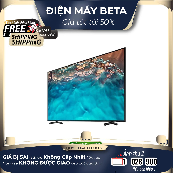 [Samsung 85BU8000] Smart Tivi Samsung 4K 85 inch UA85BU8000 - Mới 100% Mới 100%