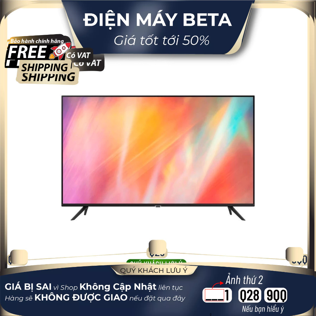 [Samsung 43AU7002] Smart Tivi Samsung 4K UHD 43 inch UA43AU7002 - Mới 100% Mới 100%