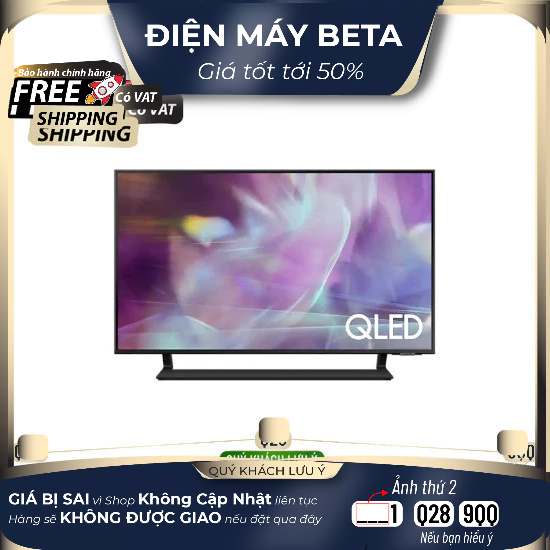 Smart Tivi QLED 4K 50 inch Samsung QA50Q65A Model 2021 Mới 100%