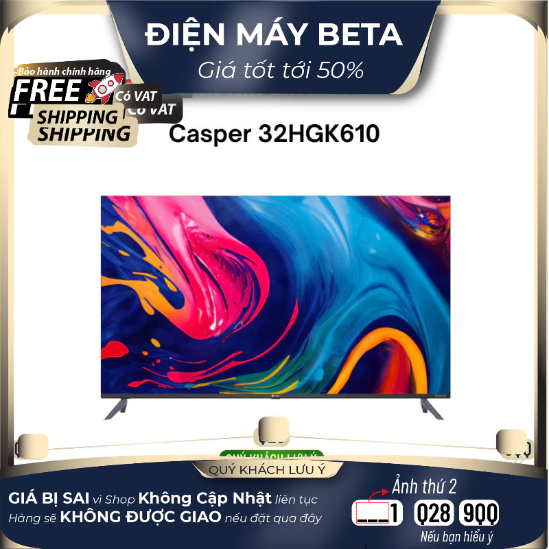 32HGK610 Smart Tivi Casper HD 32 Inch 32HGK610 - Chính hãng