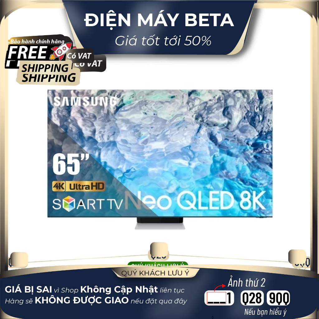 NEO QLED Tivi 8K Samsung 65 inch 65QN900B Smart TV 2022