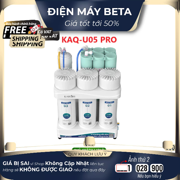 KAQ-U05 PRO / KAQ-U03 PRO - Máy lọc nước để gầm Karofi - Giao Hàng Toàn Quốc