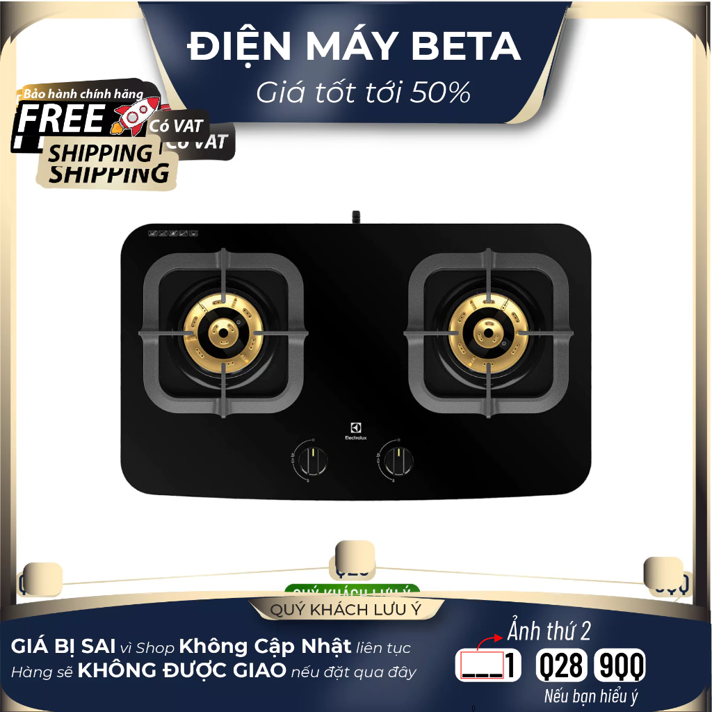 ETG7286GKR - Bếp Ga Dương ELECTROLUX ETG7286GKR 70cm UltimateTaste 300 với 2 vùng nấu - BẢO HÀNH CHÍ