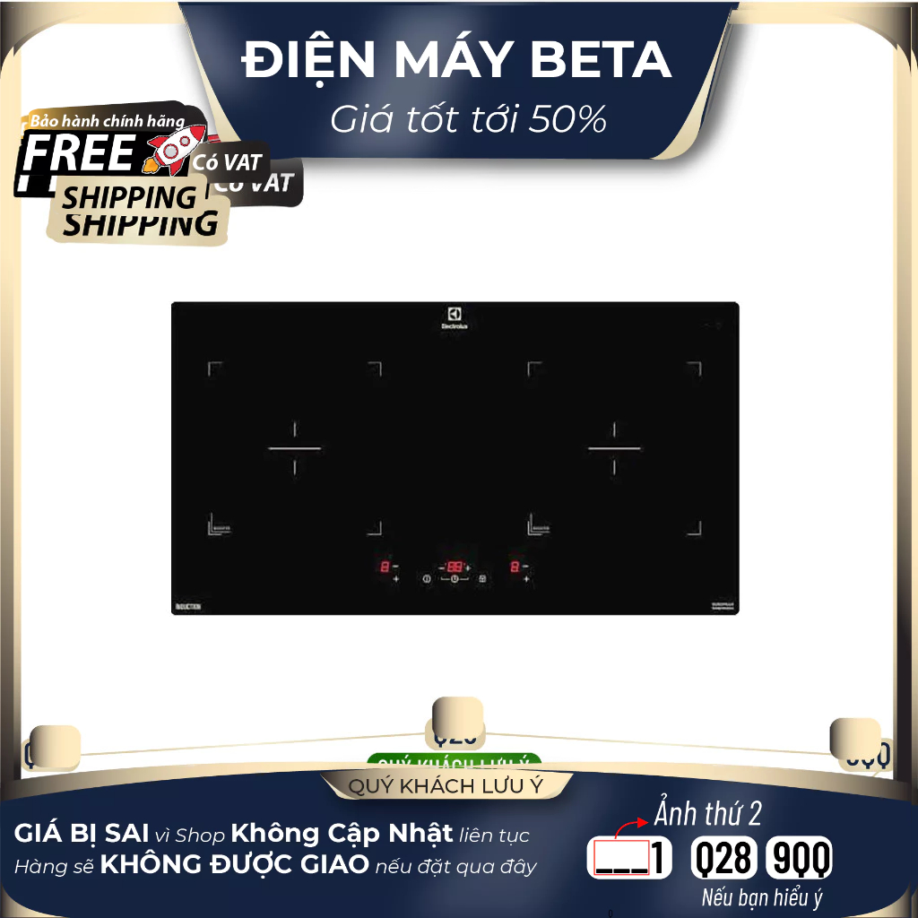 EHI7325BA - Bếp Từ Âm ELECTROLUX 73cm 2 Vùng Nấu - EHI7325BA - HÀNG CHÍNH HÃNG