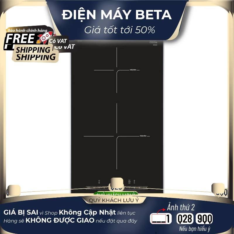 Bếp từ đôi domino Bosch PIB375FB1E - Hàng chính hãng  - DMK