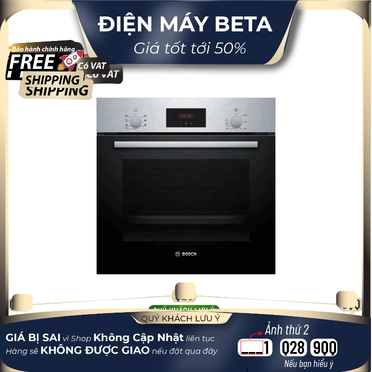 Lò nướng Bosch HBF133BS0A seri 4 Thổ Nhĩ Kỳ DMK