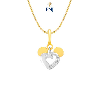 Mặt dây chuyền Bạc đính đá Disney|PNJ Mickey XMXMC000023