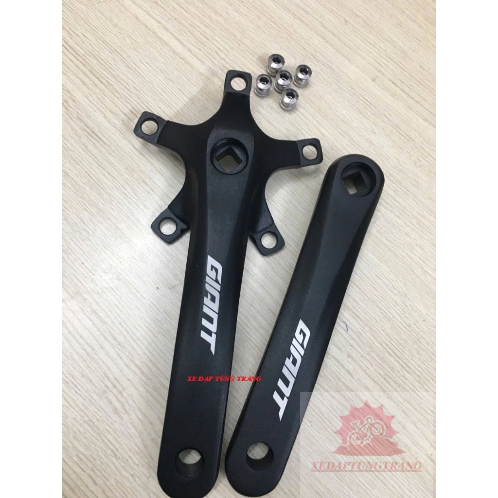 Bộ cốt đùi đĩa 5 chấu GIANT BCD 110 , cốt giò đĩa 5 chấu BCD 110 . Hợp kim nhôm đúc nguyên khối