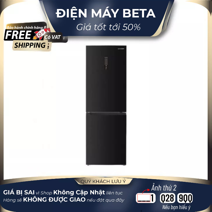 SJ-BF330V-DG - Tủ lạnh Sharp Inverter 323 lít SJ-BF330V-DG - BẢO HÀNH CHÍNH HÃNG