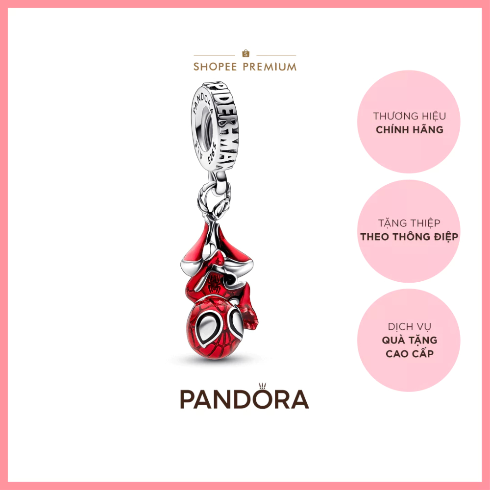 [CHÍNH HÃNG]Charm Bạc Marvel x Pandora Spiderman