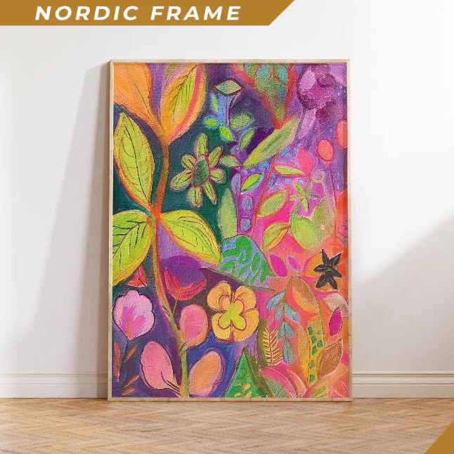 Tranh treo tường, Maximalist Wall Decor, Printable Eclectic Wall Art, Abstract Wall Art, Digital Wal