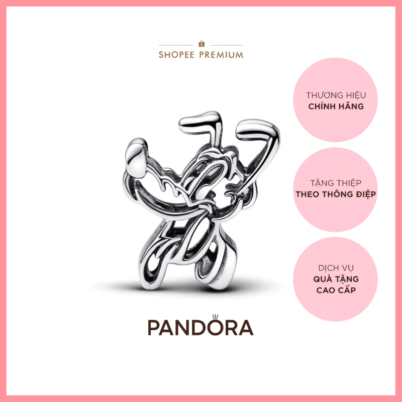 [CHÍNH HÃNG]Charm Disney Chú Chó Pluto Trung Thành