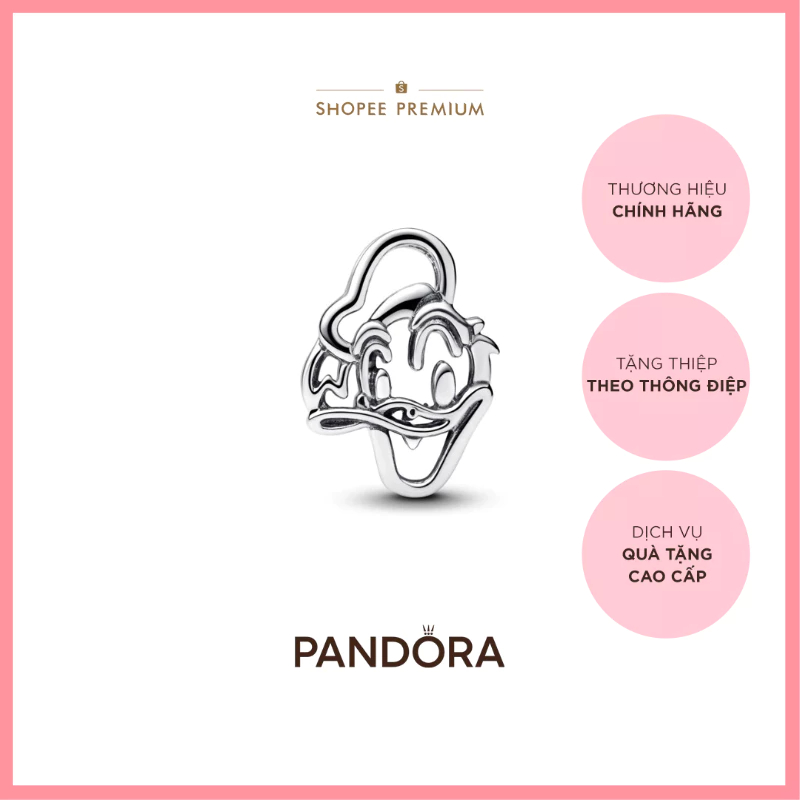 [CHÍNH HÃNG]Charm Disney x Pandora Vịt Donald