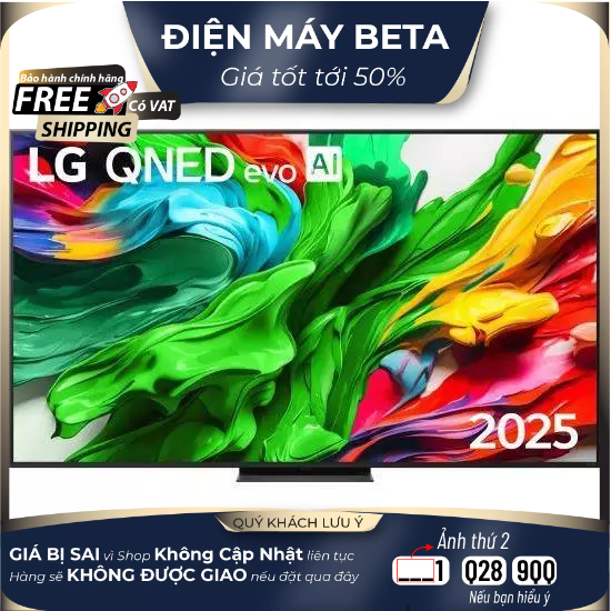 75QNED86ASA - Smart Tivi LG QNED Evo AI Mini LED 4K 75 Inch 75QNED86ASA