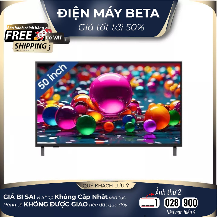 Smart Tivi LG AI 4K 50 inch 50UA8450PSA - mẫu mới 2025