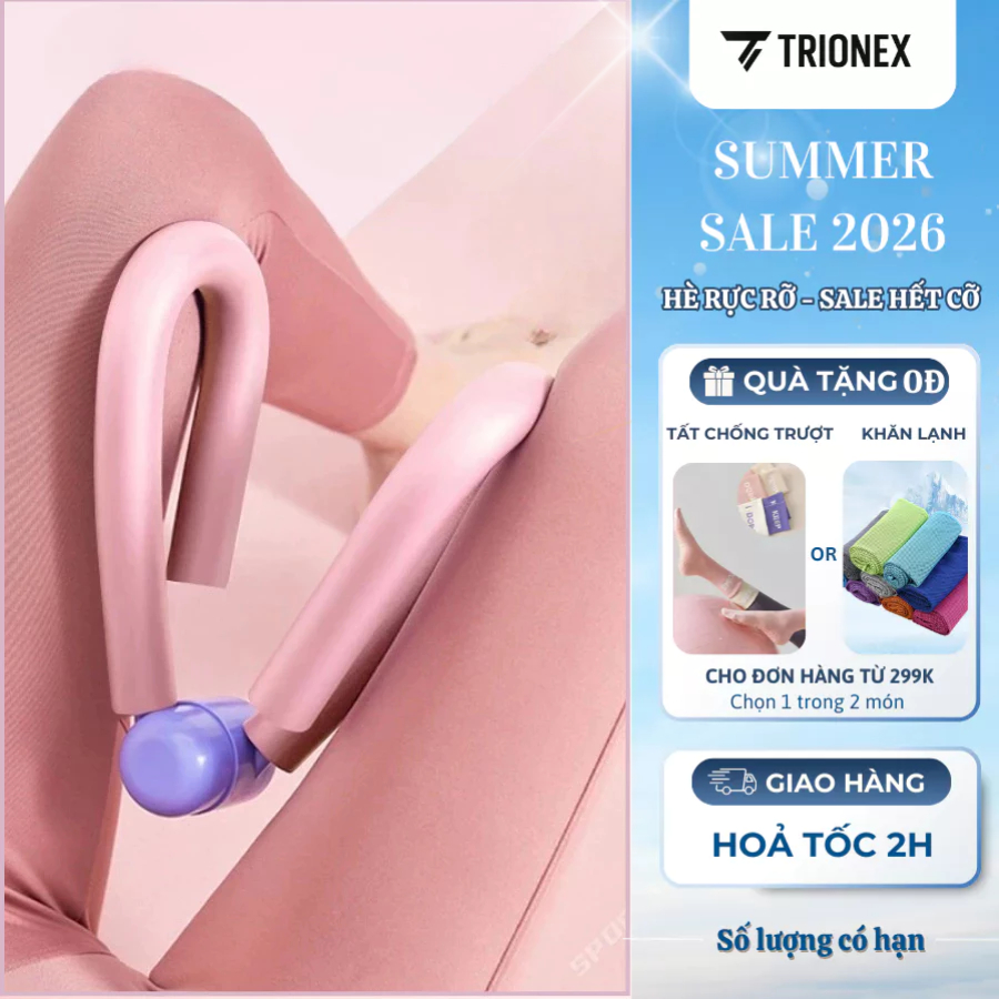 [K140] Dụng cụ tập cơ hông chậu, tập kegel, tập chân cho nam và nữ Trionex