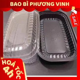 Sỉ thùng 500 hộp nhựa HT17 , loại 1 ngăn và 2 ngăn