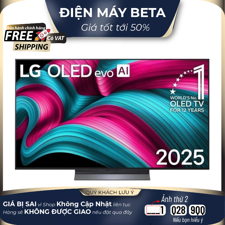 55C5PSA Smart Tivi OLED LG evo AI 4K 55 inch OLED55C5PSA mới năm 2025
