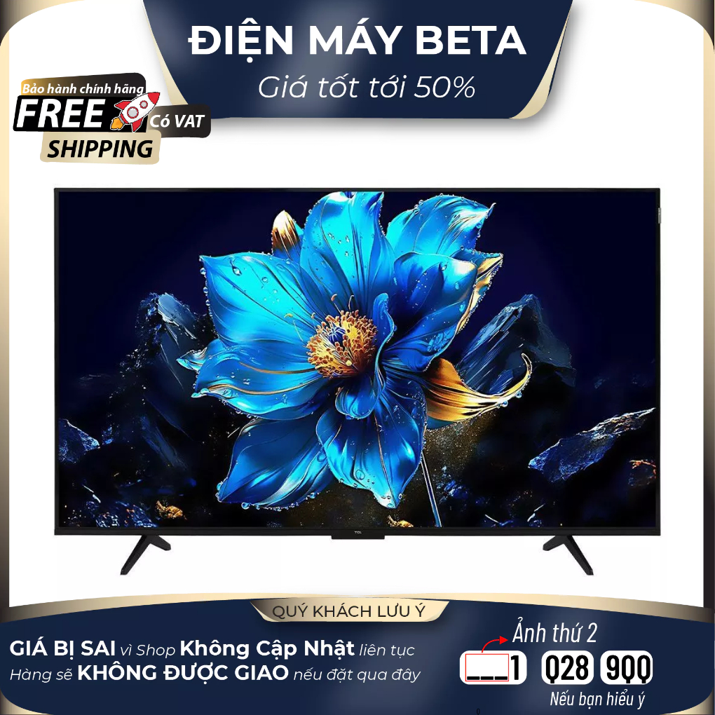 55P7K - Google Tivi QLED TCL AI 4K 55 inch 55P7K - Hàng chính hãng