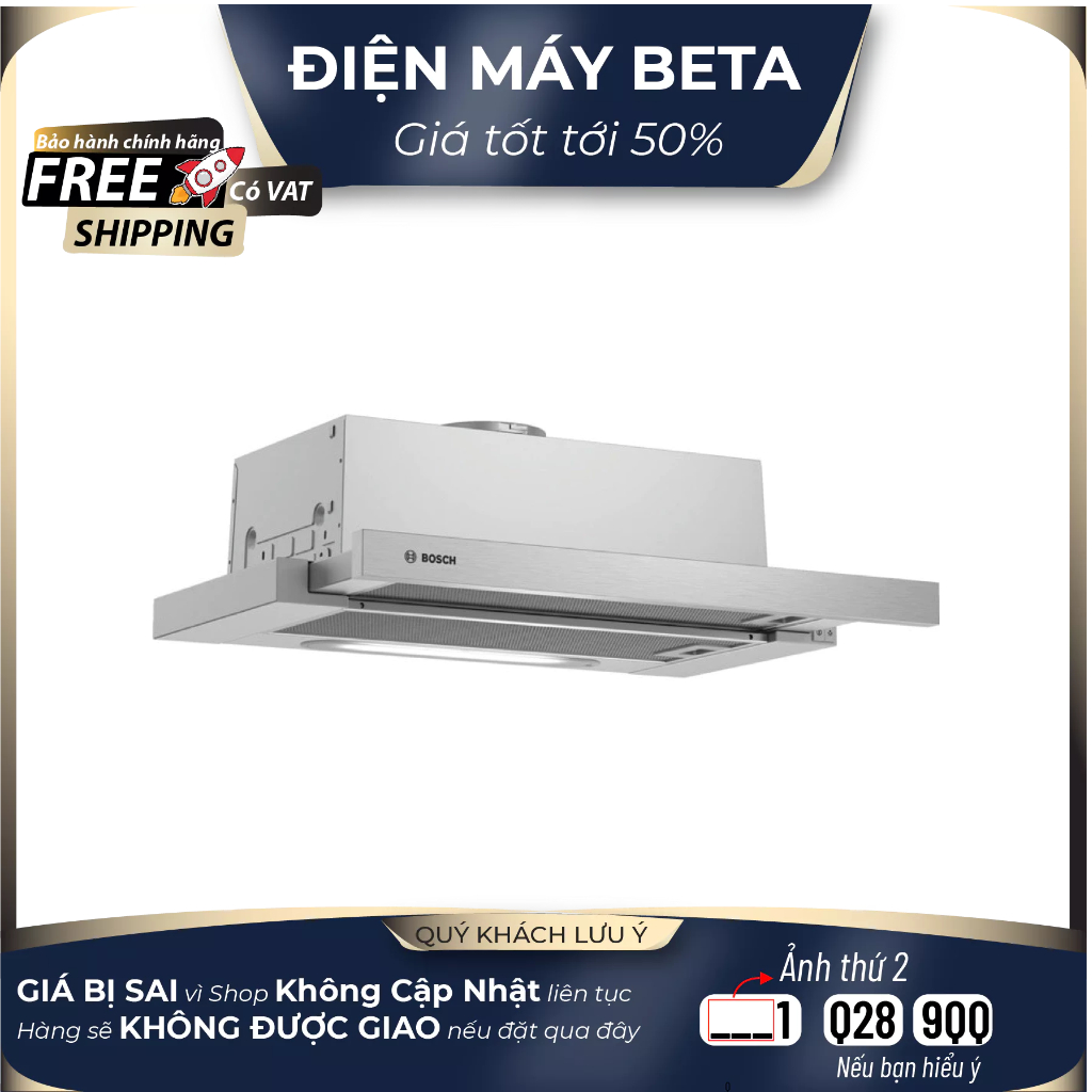 [Bosch] Máy Hút Mùi BOSCH DFT63AC50|Serie 4
