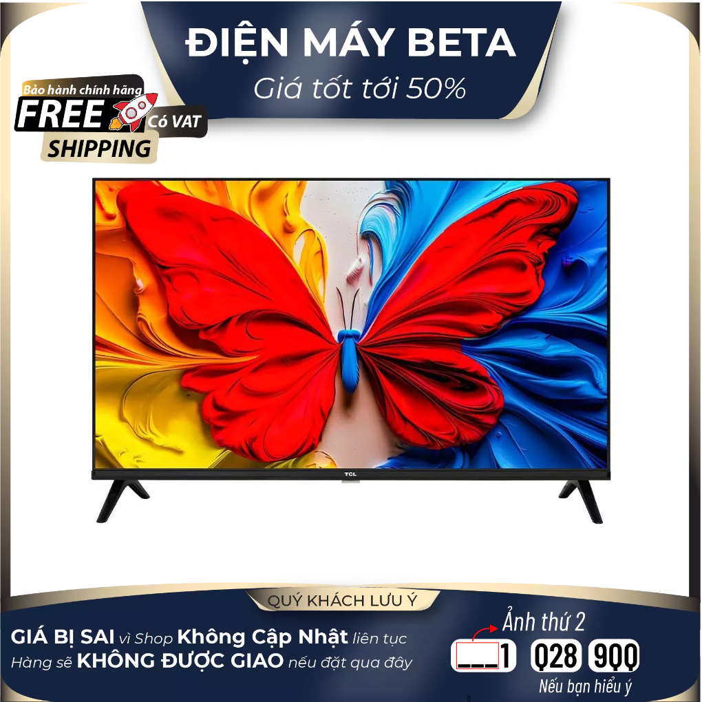 43S5K - Google Tivi QLED TCL AI FHD 43 inch 43S5K - Hàng chính hãng