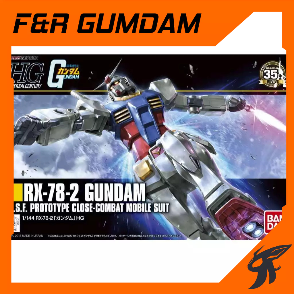 Mô hình chính hãng BANDAI HG UC 1/144 RX-78-2 Gundam - Revive